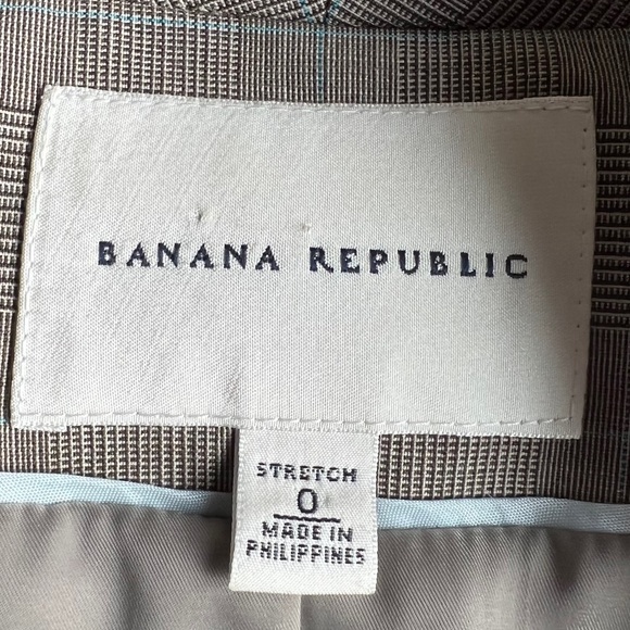 Banana Republic Short Sleeve Suiting Jacket Size 0 Puff Sleeve - Picture 8 of 12